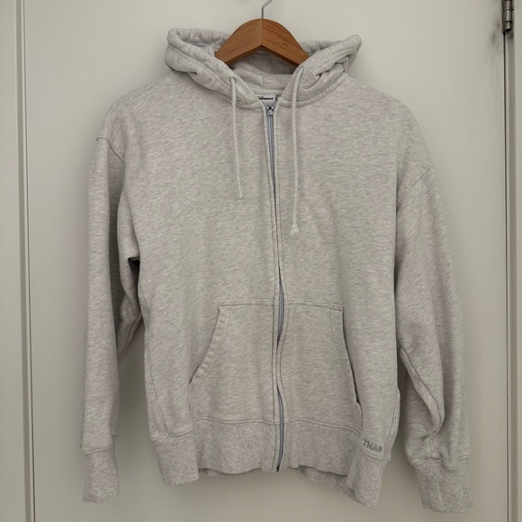 Tna Terry Fleece Boyfriend Zip Hoodie - Picture 5 of 7